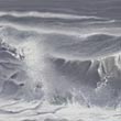 Nordseebrecher   |  2014 | l auf Leinwand | 20 x 60 cm