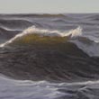 Nordseewellen   |   2018 | l auf Leinwand | 20 x 40 cm